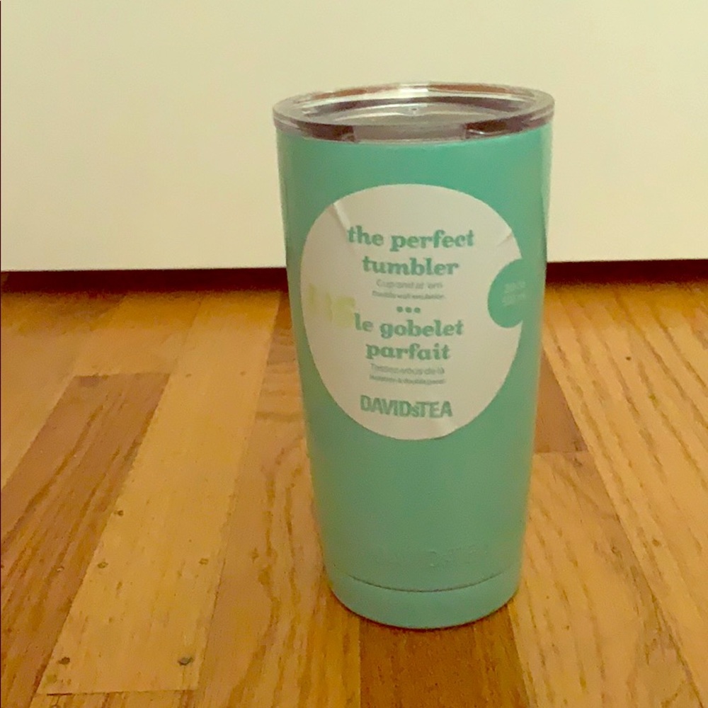 davids tea 16oz tumbler brand new